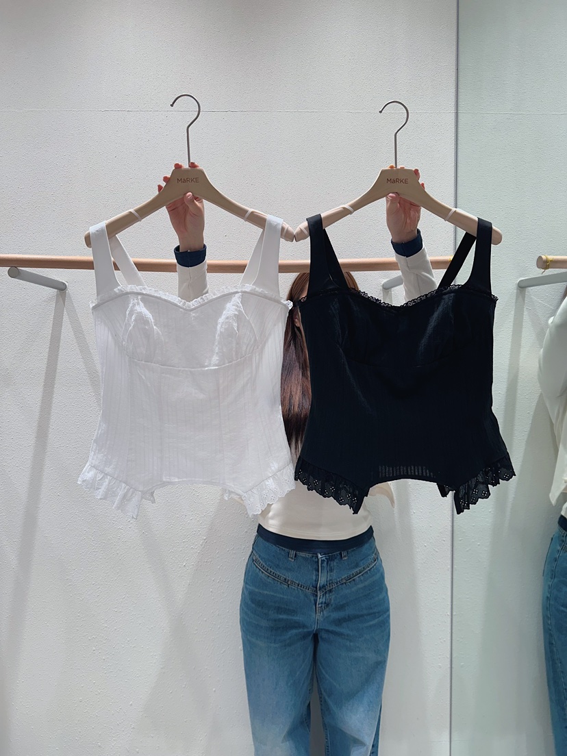 MARKE-P韓國直郵女裝新品職業推薦26春夏休閑吊帶背心蕾絲MARKE-P吊帶/背心