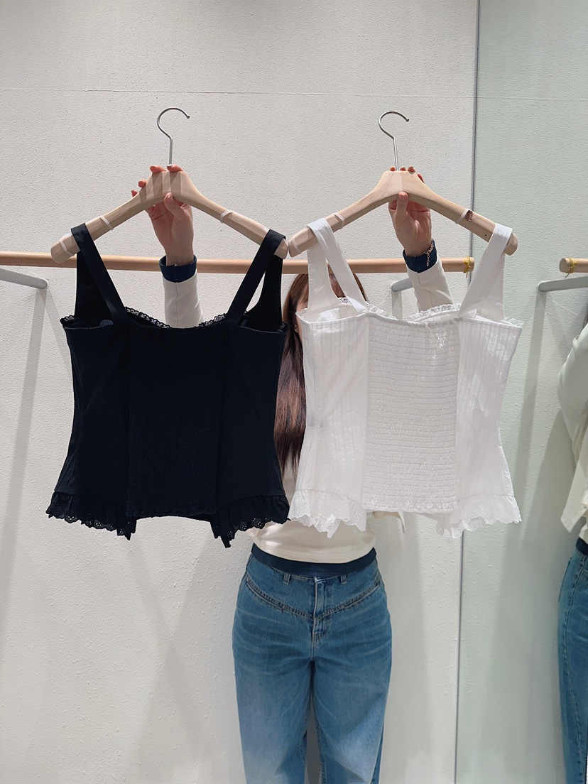 MARKE-P韓國直郵女裝新品職業推薦26春夏休閑吊帶背心蕾絲MARKE-P吊帶/背心