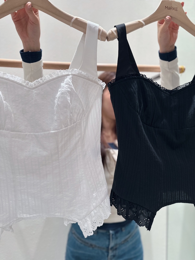 MARKE-P韓國直郵女裝新品職業推薦26春夏休閑吊帶背心蕾絲MARKE-P吊帶/背心