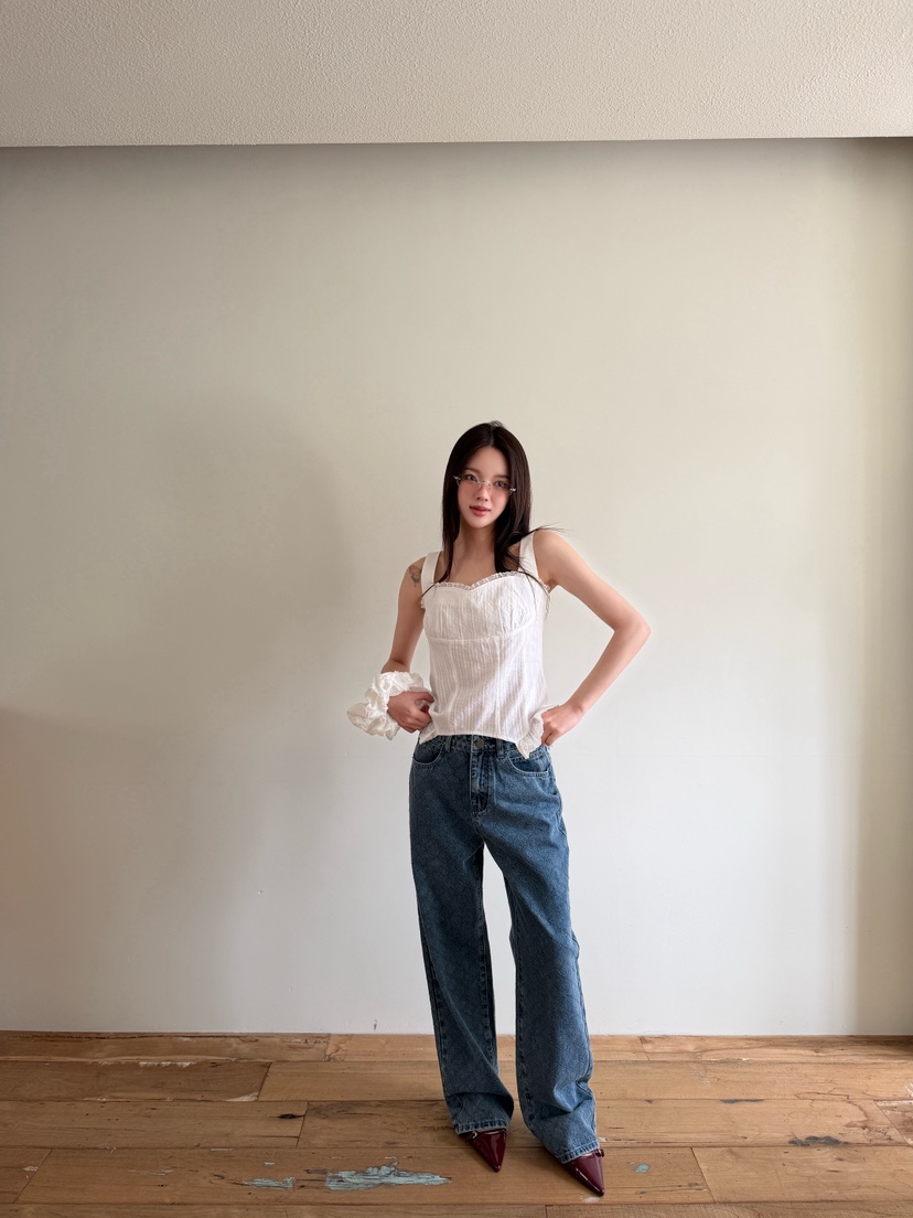 MARKE-P韓國直郵女裝新品職業推薦26春夏休閑吊帶背心蕾絲MARKE-P吊帶/背心