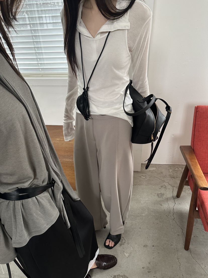 BOWIE韓國東大門直郵女士新款推薦熱賣人氣26春夏長袖T恤BOWIE長袖T恤