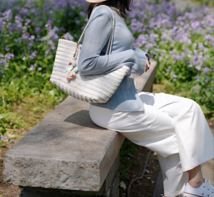 TROUVAILLE韓國代購女裝新品休閑推薦人氣單肩斜跨包牛皮TROUVAILLE單肩/斜跨包