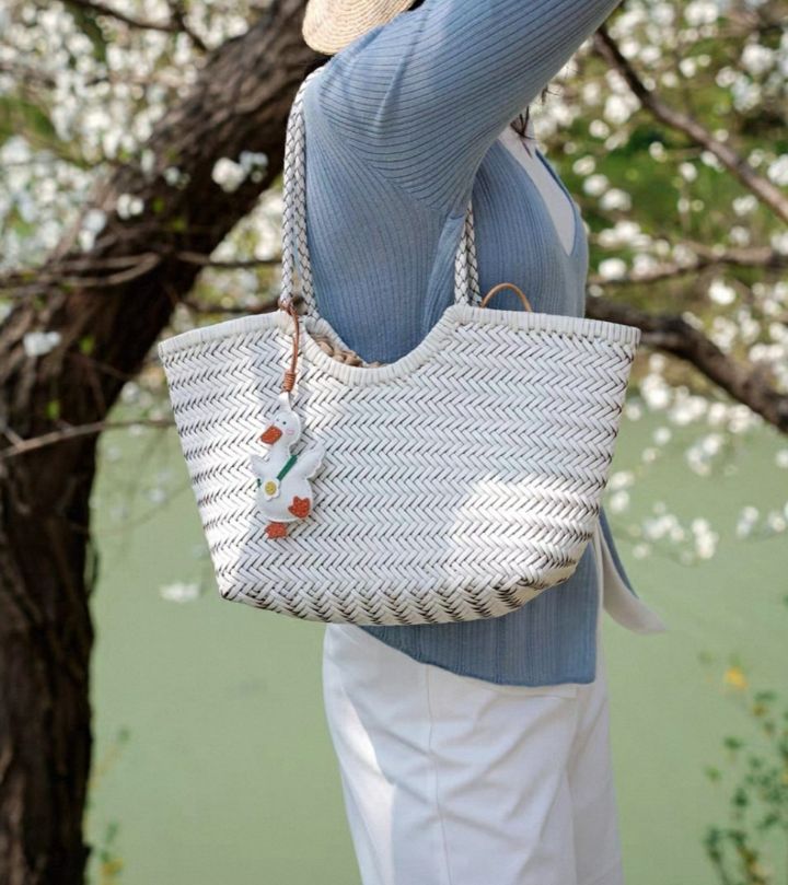 TROUVAILLE韓國代購女裝新品休閑推薦人氣單肩斜跨包牛皮TROUVAILLE單肩/斜跨包