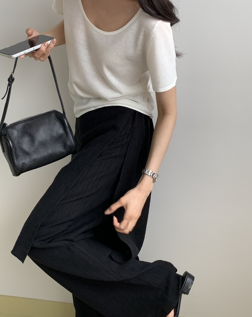 NOTICE韓國直郵女裝新款時尚熱賣26春夏職業裙褲百褶褶裙NOTICE裙褲