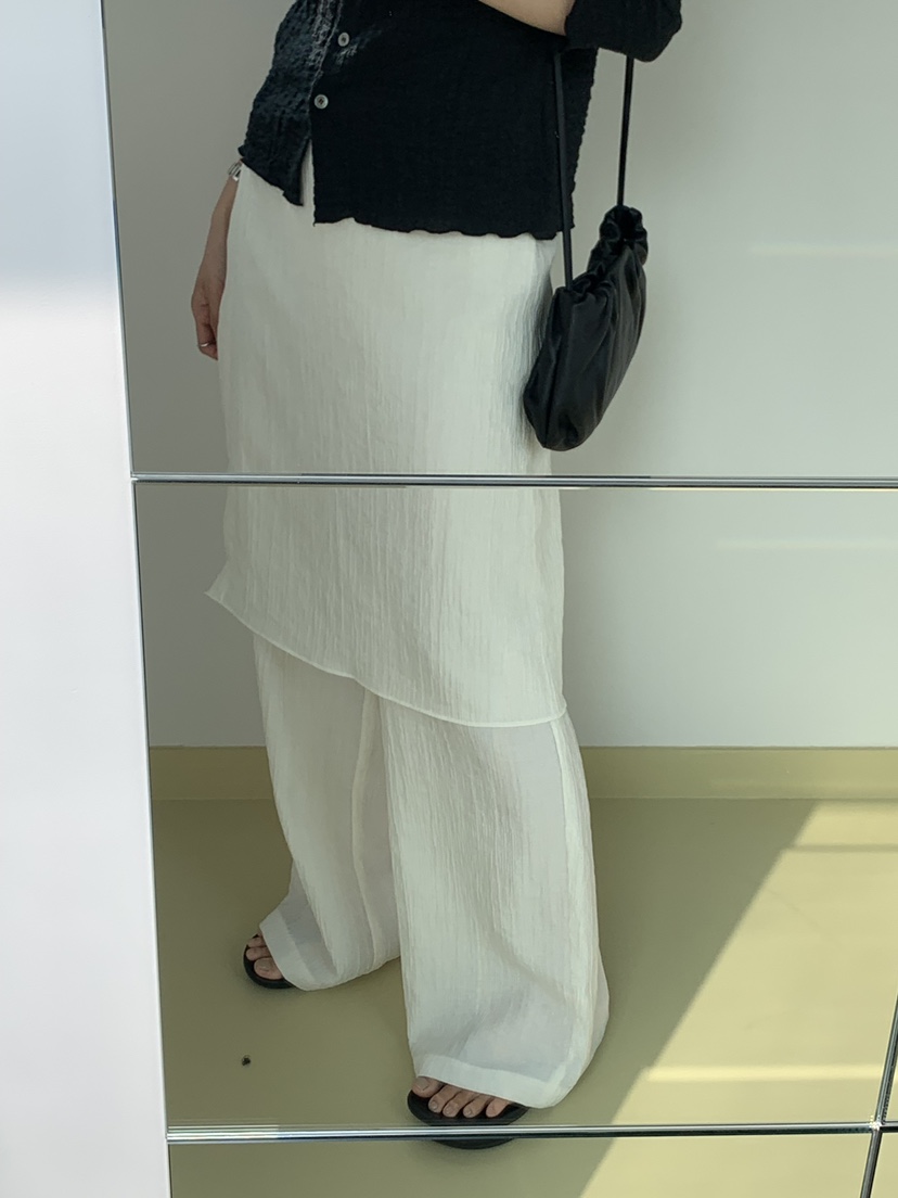 NOTICE韓國直郵女裝新款時尚熱賣26春夏職業裙褲百褶褶裙NOTICE裙褲