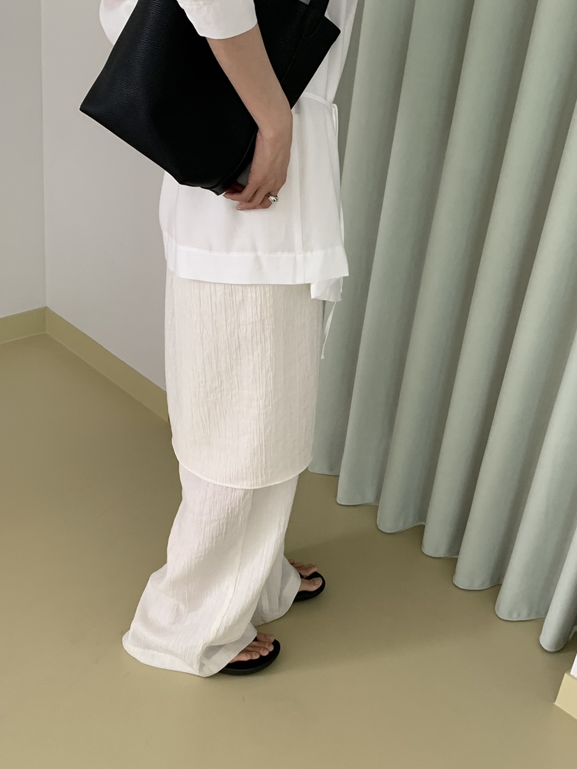 NOTICE韓國直郵女裝新款時尚熱賣26春夏職業裙褲百褶褶裙NOTICE裙褲