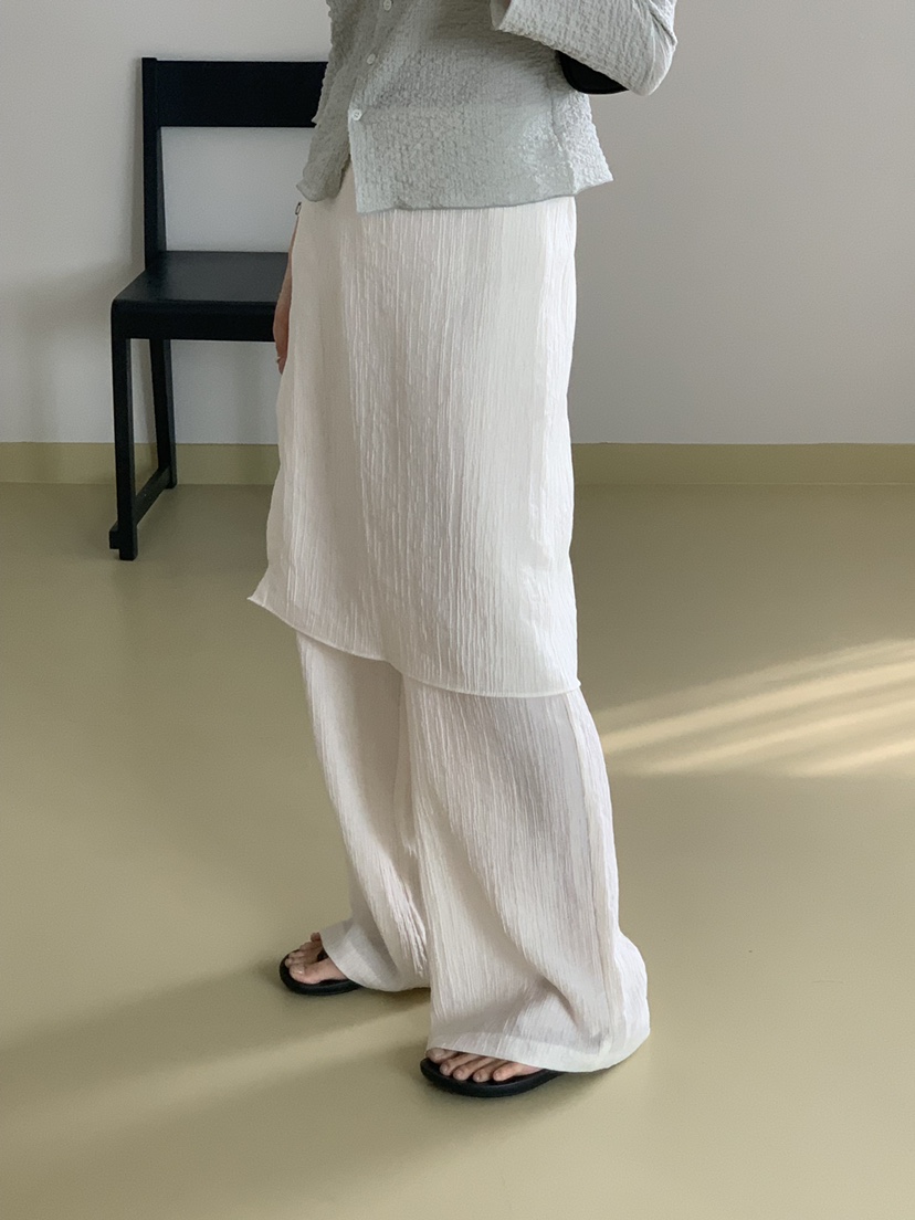 NOTICE韓國直郵女裝新款時尚熱賣26春夏職業裙褲百褶褶裙NOTICE裙褲