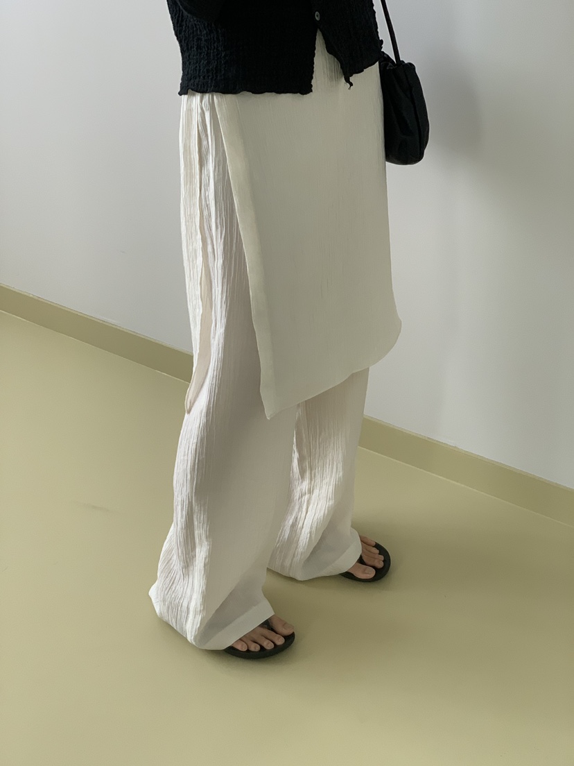 NOTICE韓國直郵女裝新款時尚熱賣26春夏職業裙褲百褶褶裙NOTICE裙褲