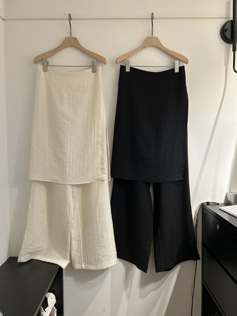 NOTICE韓國直郵女裝新款時尚熱賣26春夏職業裙褲百褶褶裙NOTICE裙褲