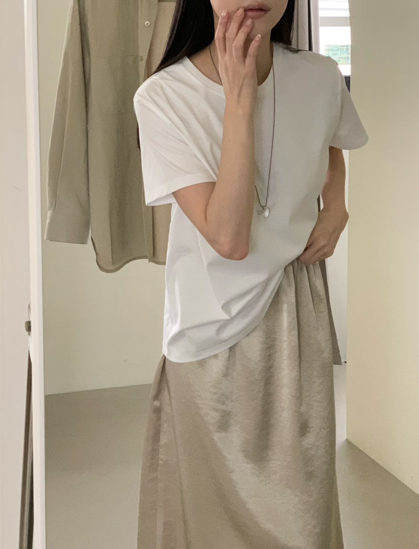 BINUS韓國直郵實拍女裝新品26春夏人氣推薦職業休閑時尚T恤BINUST恤