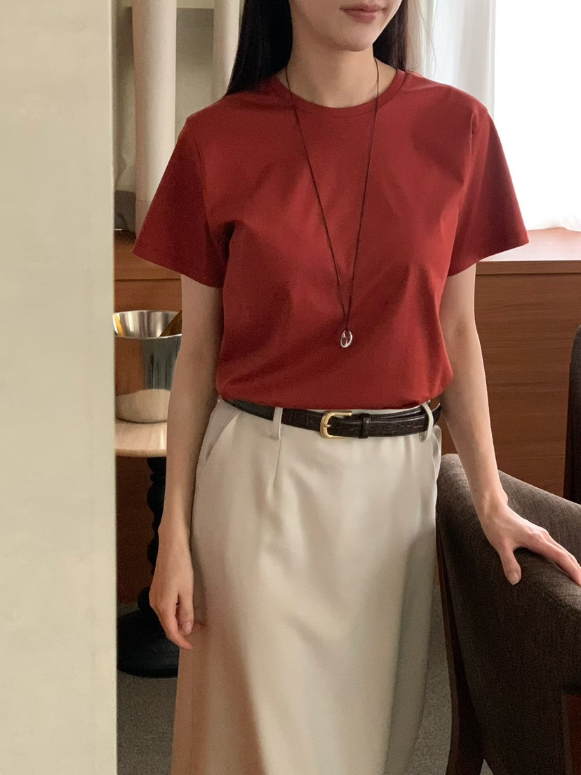 BINUS韓國直郵實拍女裝新品26春夏人氣推薦職業休閑時尚T恤BINUST恤