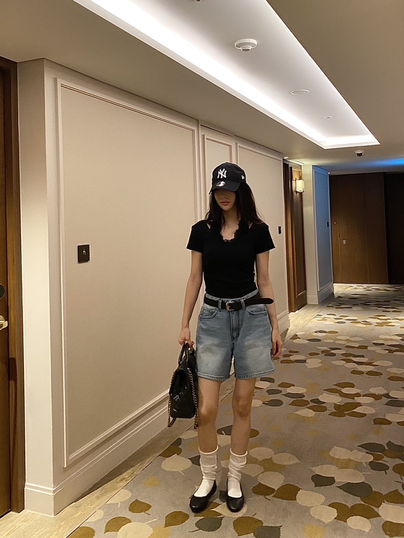 FOUREIGHT韓國代購女裝新款推薦休閑熱賣職業時尚T恤假兩件FOUR EIGHTT恤