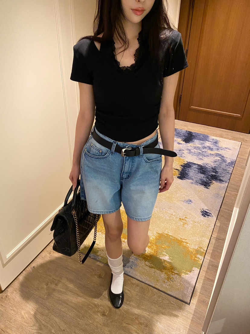 FOUREIGHT韓國代購女裝新款推薦休閑熱賣職業時尚T恤假兩件FOUR EIGHTT恤