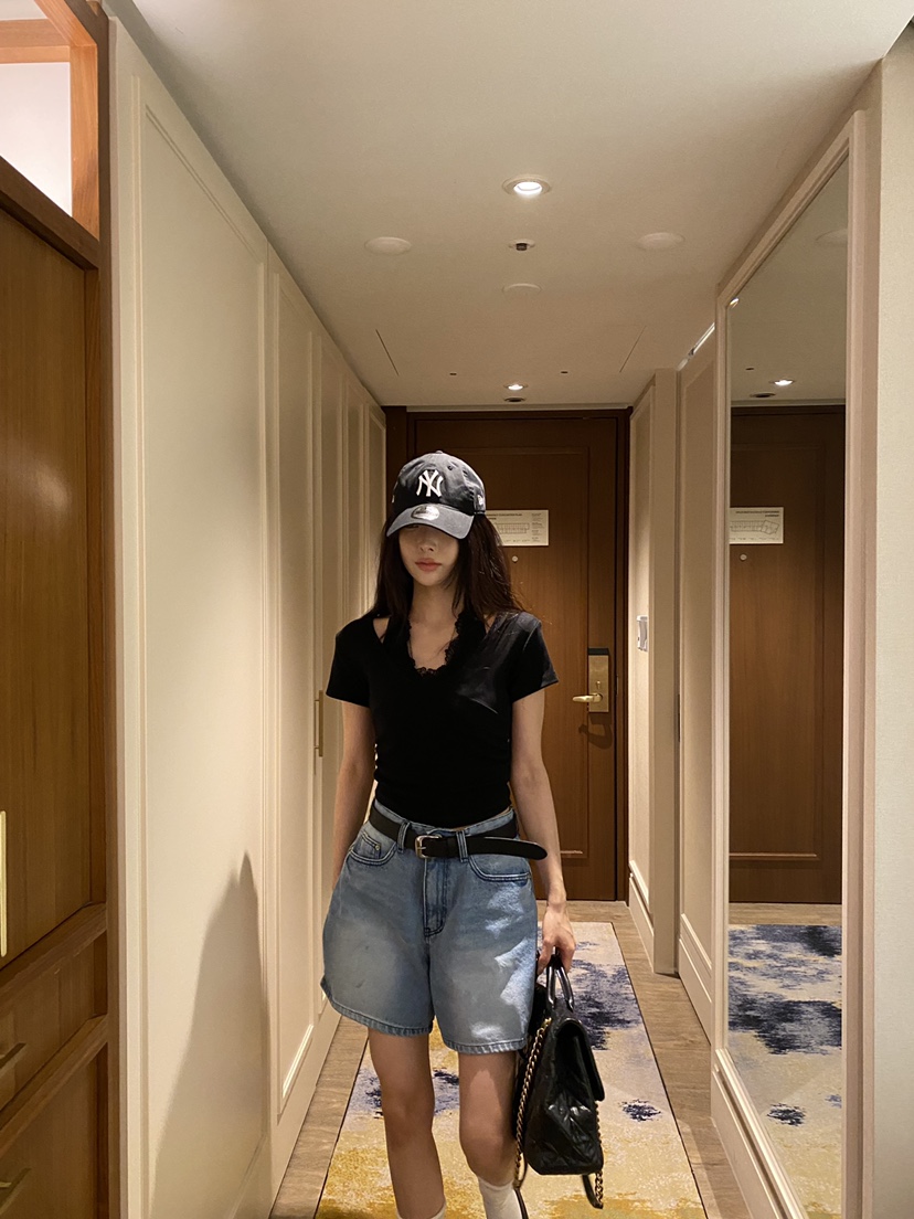 FOUREIGHT韓國代購女裝新款推薦休閑熱賣職業時尚T恤假兩件FOUR EIGHTT恤