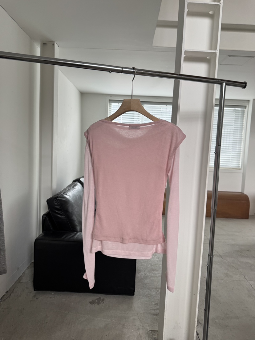 BOWIE韓國東大門直郵女裝新款26春夏休閑推薦熱賣長袖T恤BOWIE長袖T恤