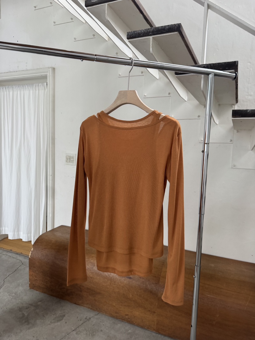 BOWIE韓國直郵女士新品時尚人氣休閑推薦長袖T恤不含內搭BOWIE長袖T恤