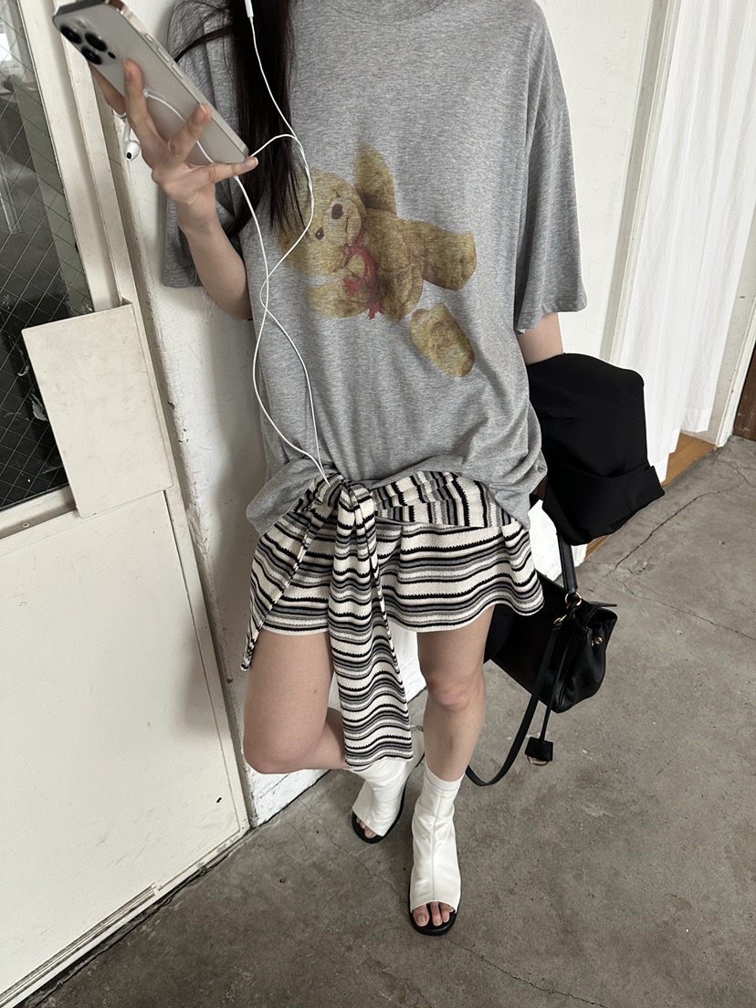 BOWIE韓國東大門代購女士新品熱賣時尚休閑職業推薦26春夏T恤BOWIET恤