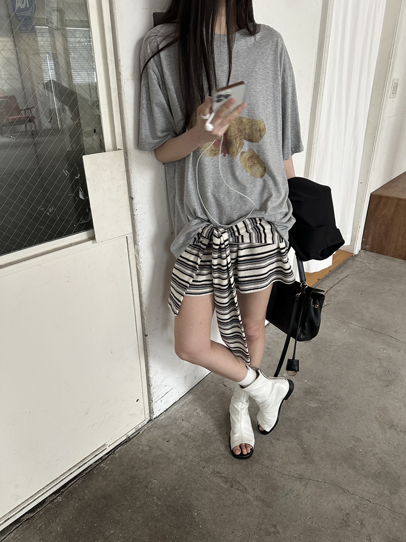 BOWIE韓國東大門代購女士新品熱賣時尚休閑職業推薦26春夏T恤BOWIET恤