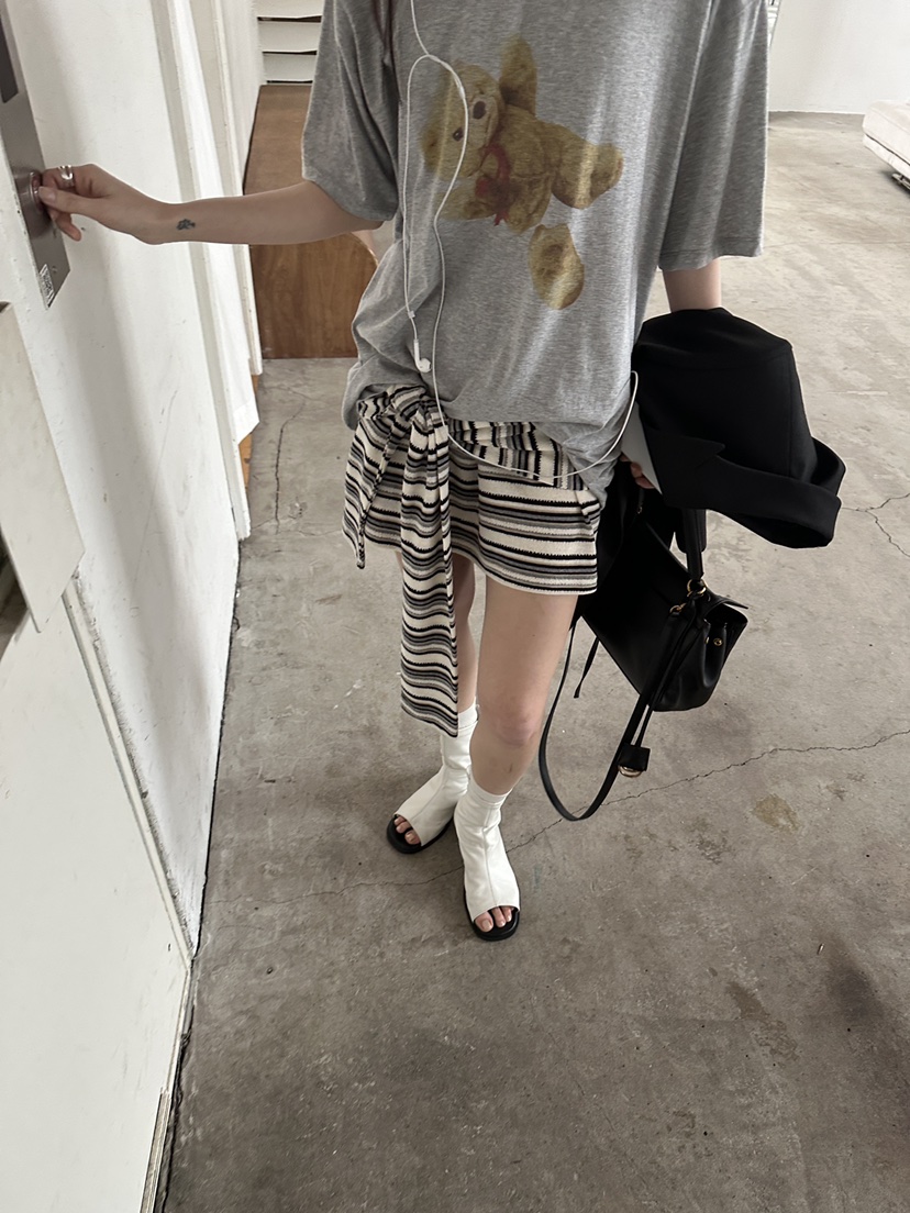 BOWIE韓國東大門代購女士新品熱賣時尚休閑職業推薦26春夏T恤BOWIET恤