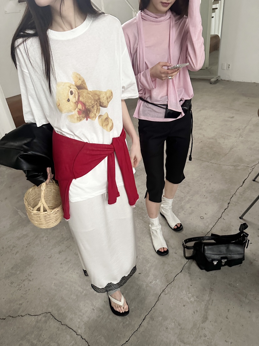 BOWIE韓國東大門代購女士新品熱賣時尚休閑職業推薦26春夏T恤BOWIET恤