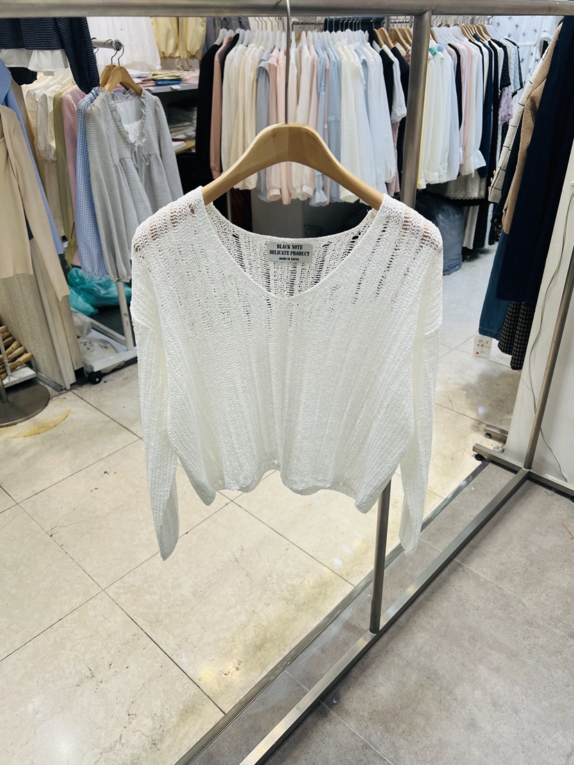 BLACK NOTE韓國直郵女裝新款人氣休閑26春夏職業時尚針織衫BLACK NOTE針織衫圖色4