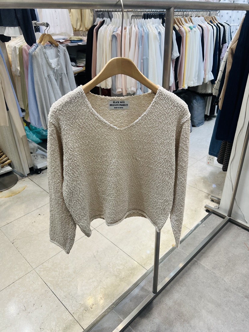 BLACK NOTE韓國代購女裝新款推薦休閑熱賣26春夏職業針織衫BLACK NOTE針織衫圖色2