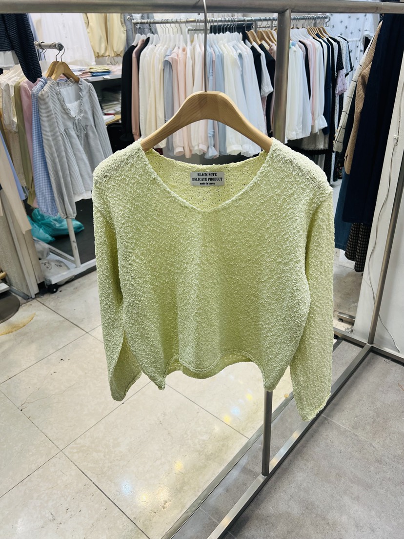 BLACK NOTE韓國代購女裝新款推薦休閑熱賣26春夏職業針織衫BLACK NOTE針織衫圖色3
