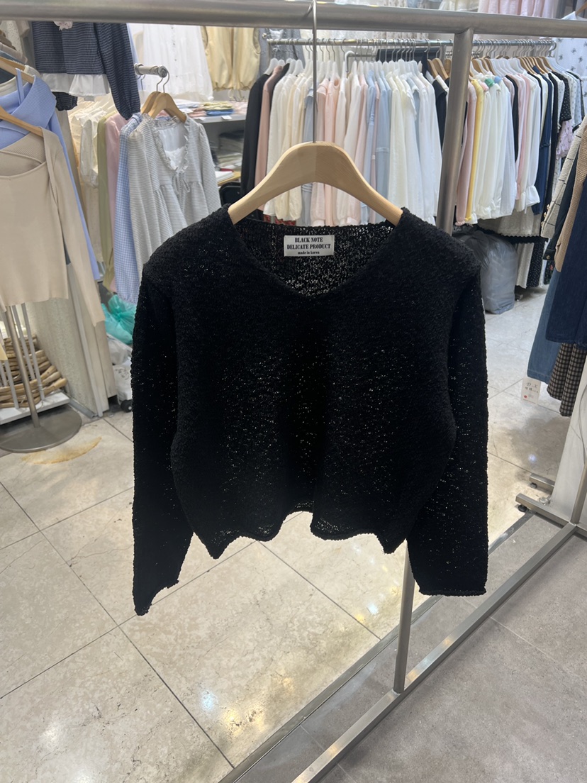 BLACK NOTE韓國代購女裝新款推薦休閑熱賣26春夏職業針織衫BLACK NOTE針織衫圖色5