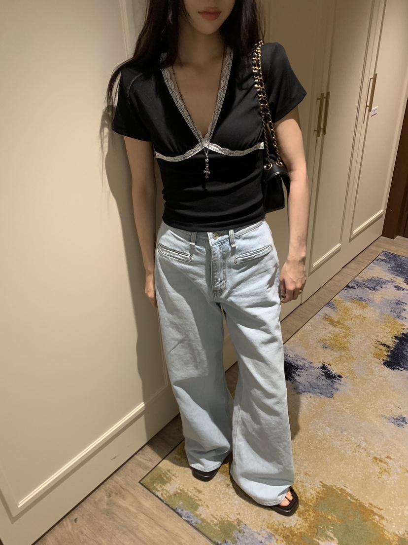 FOUREIGHT韓國東大門直郵女裝新款推薦時尚休閑人氣26春夏T恤FOUR EIGHTT恤