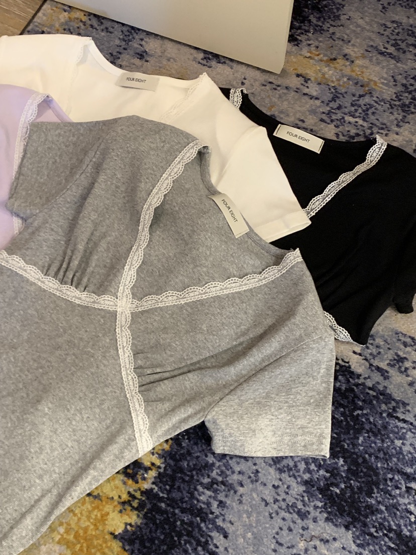 FOUREIGHT韓國東大門直郵女裝新款推薦時尚休閑人氣26春夏T恤FOUR EIGHTT恤
