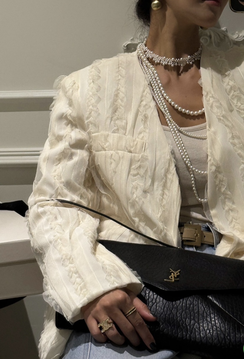 JENNY 1976韓國直郵女士新品熱賣休閑人氣職業夾克不含項鏈JENNY 1976夾克