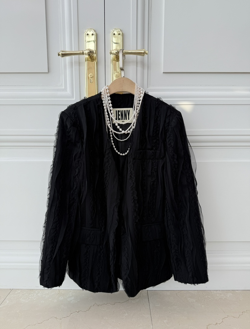 JENNY 1976韓國直郵女士新品熱賣休閑人氣職業夾克不含項鏈JENNY 1976夾克圖色2