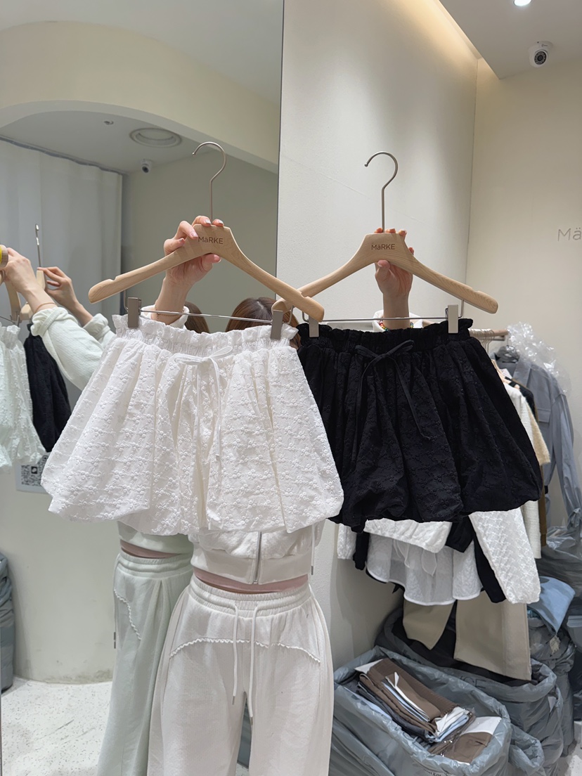 MARKE-P韓國直郵實拍女士新品休閑26春夏職業人氣裙褲刺繡MARKE-P裙褲