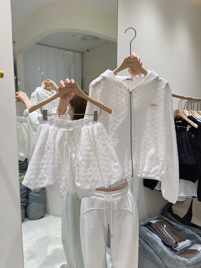 MARKE-P韓國直郵實拍女士新品休閑26春夏職業人氣裙褲刺繡MARKE-P裙褲