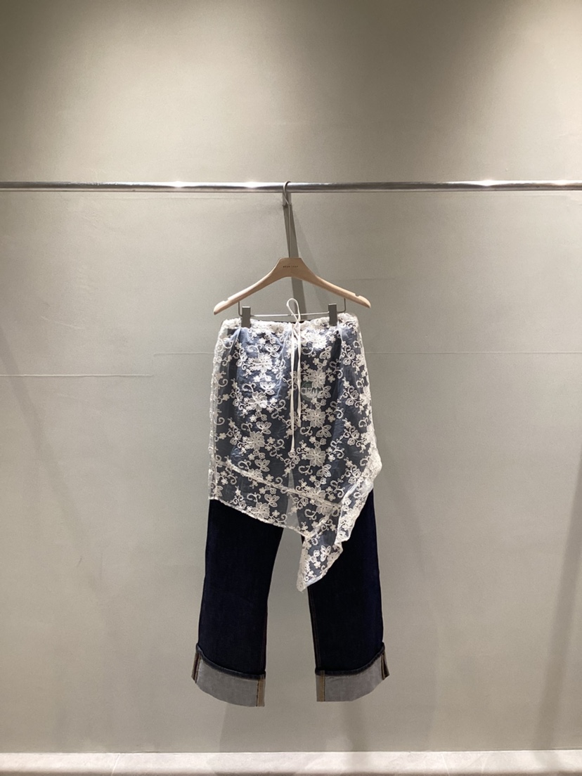 NEAR LEAP-P韓國直郵女士新款熱賣26春夏半身裙中短裙蕾絲NEAR LEAP/The N:L半身裙/中短裙