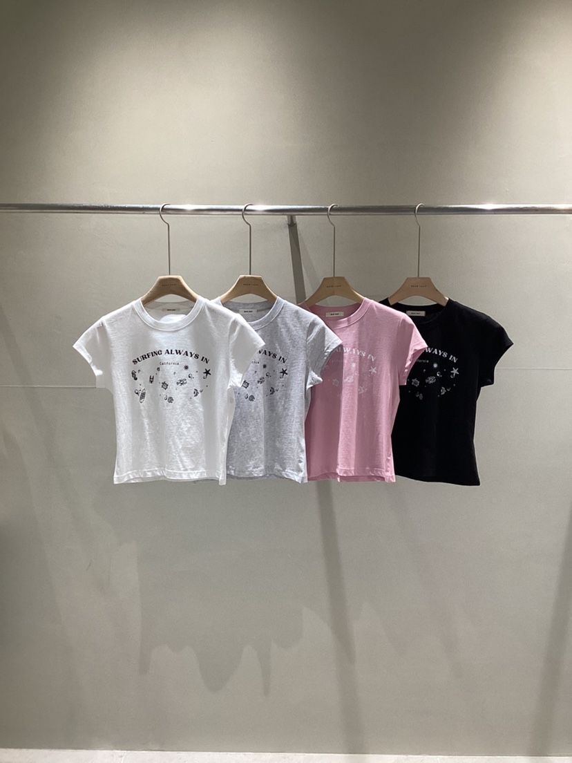 NEAR LEAP-P韓國直郵實拍女士新款人氣休閑推薦26春夏T恤NEAR LEAP/The N:LT恤