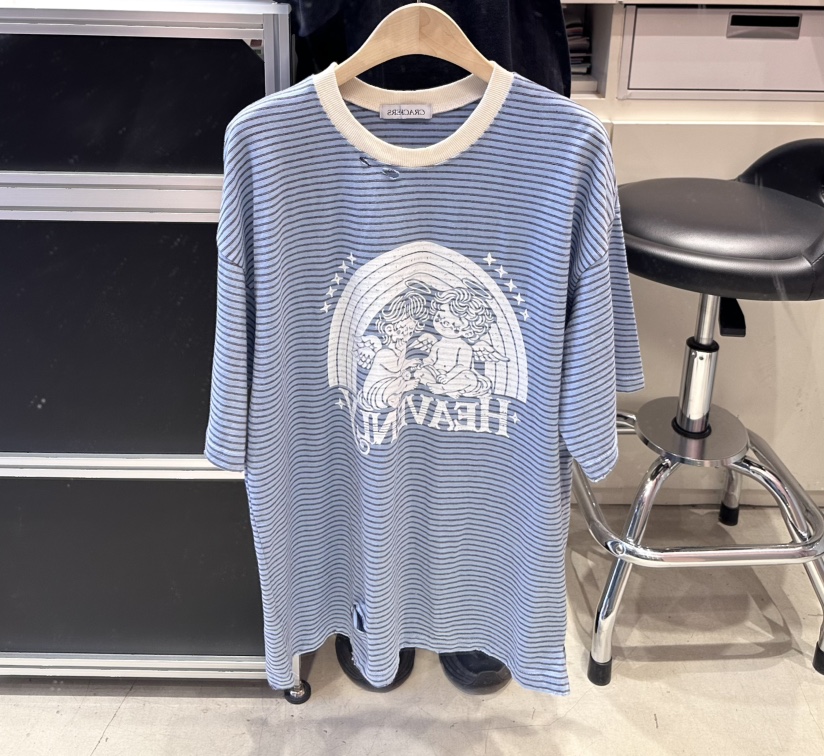 CRACKERS韓國代購女士新款休閑26春夏推薦時尚熱賣職業T恤CRACKERST恤圖色2