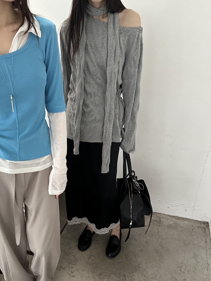 BOWIE韓國直郵女士新品時尚26春夏休閑推薦職業熱賣人氣T恤BOWIET恤