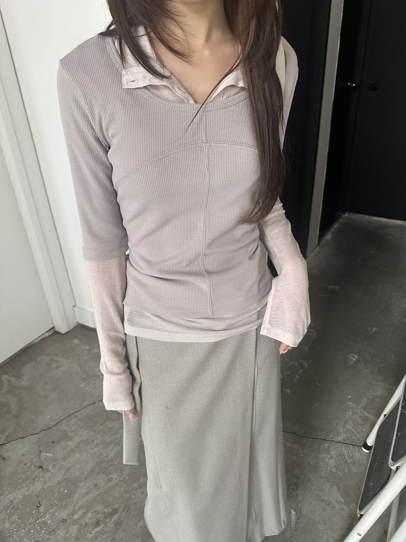 BOWIE韓國直郵女士新品時尚26春夏休閑推薦職業熱賣人氣T恤BOWIET恤