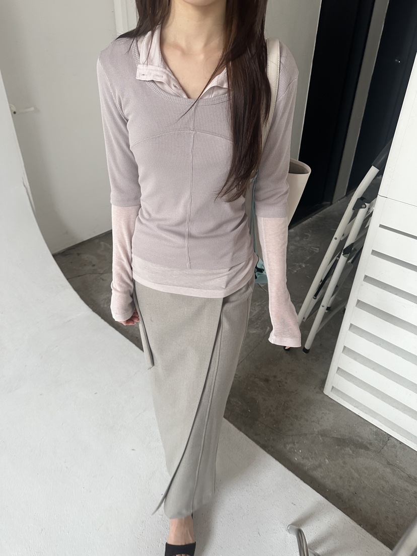 BOWIE韓國直郵女士新品時尚26春夏休閑推薦職業熱賣人氣T恤BOWIET恤