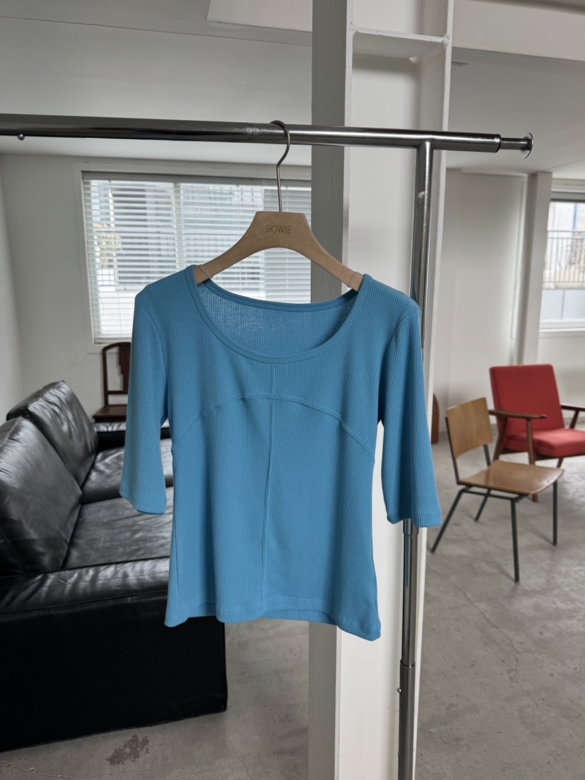 BOWIE韓國直郵女士新品時尚26春夏休閑推薦職業熱賣人氣T恤BOWIET恤圖色1