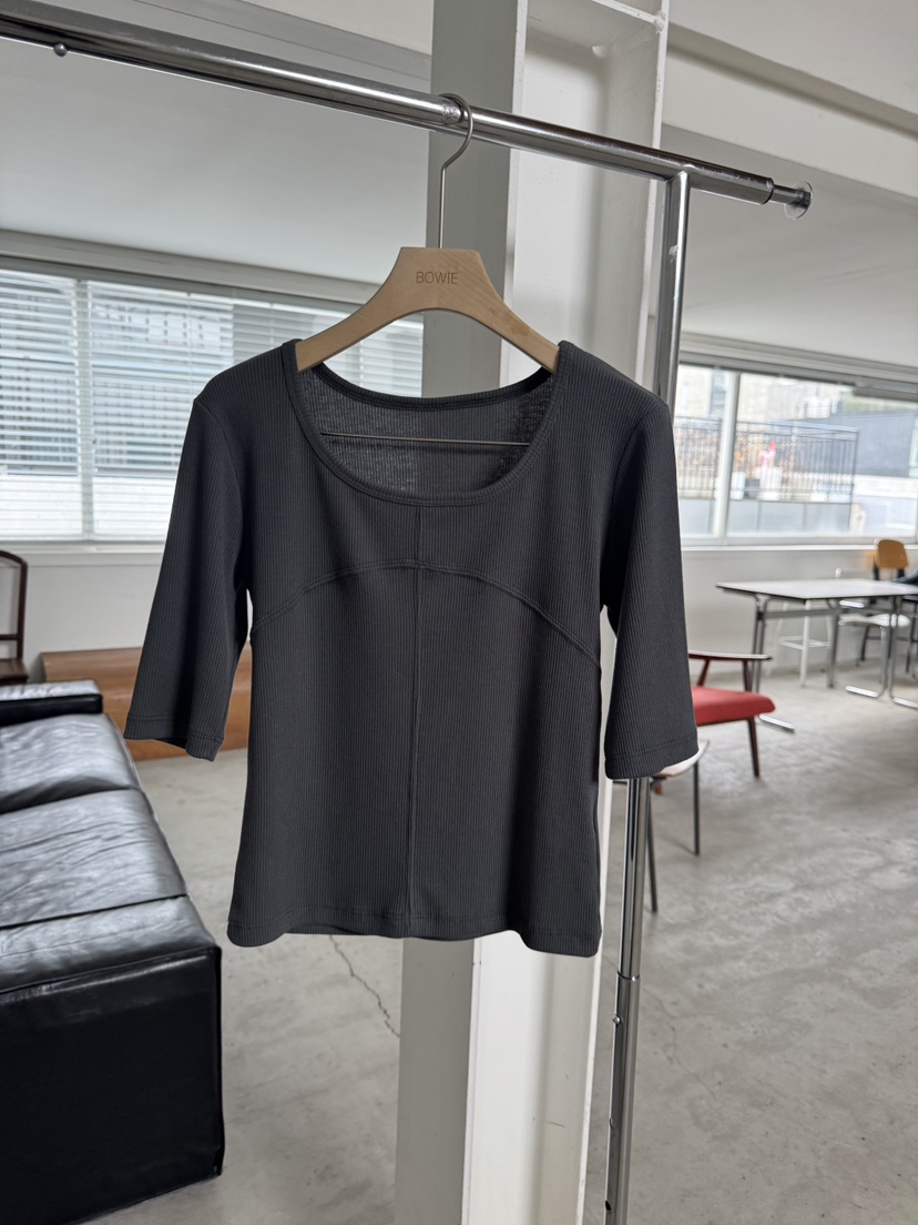 BOWIE韓國直郵女士新品時尚26春夏休閑推薦職業熱賣人氣T恤BOWIET恤圖色4
