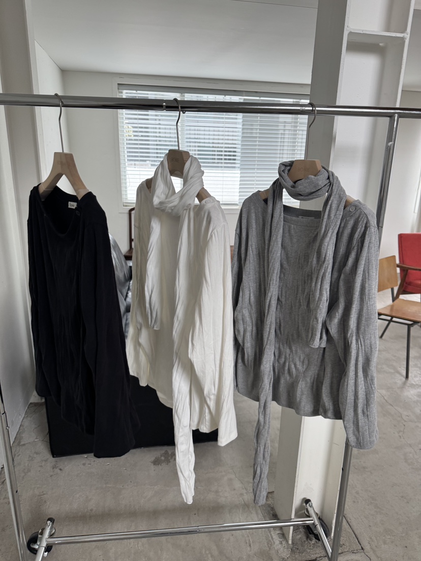 BOWIE韓國東大門直郵女裝新款休閑熱賣26春夏人氣長袖T恤BOWIE長袖T恤