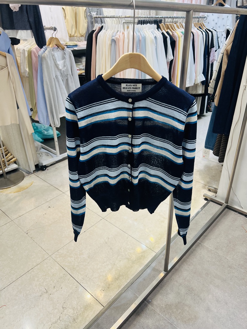 BLACK NOTE韓國東大門代購女裝新品時尚熱賣休閑針織衫亞麻BLACK NOTE針織衫圖色3