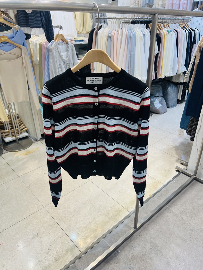 BLACK NOTE韓國東大門代購女裝新品時尚熱賣休閑針織衫亞麻BLACK NOTE針織衫圖色4