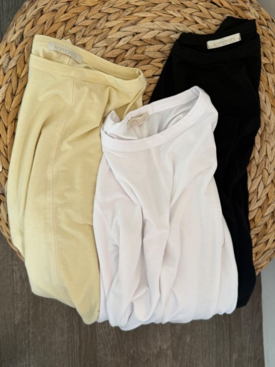 KOMOREBI韓國直郵實拍女士新款時尚26春夏休閑推薦長袖T恤KOMOREBI長袖T恤