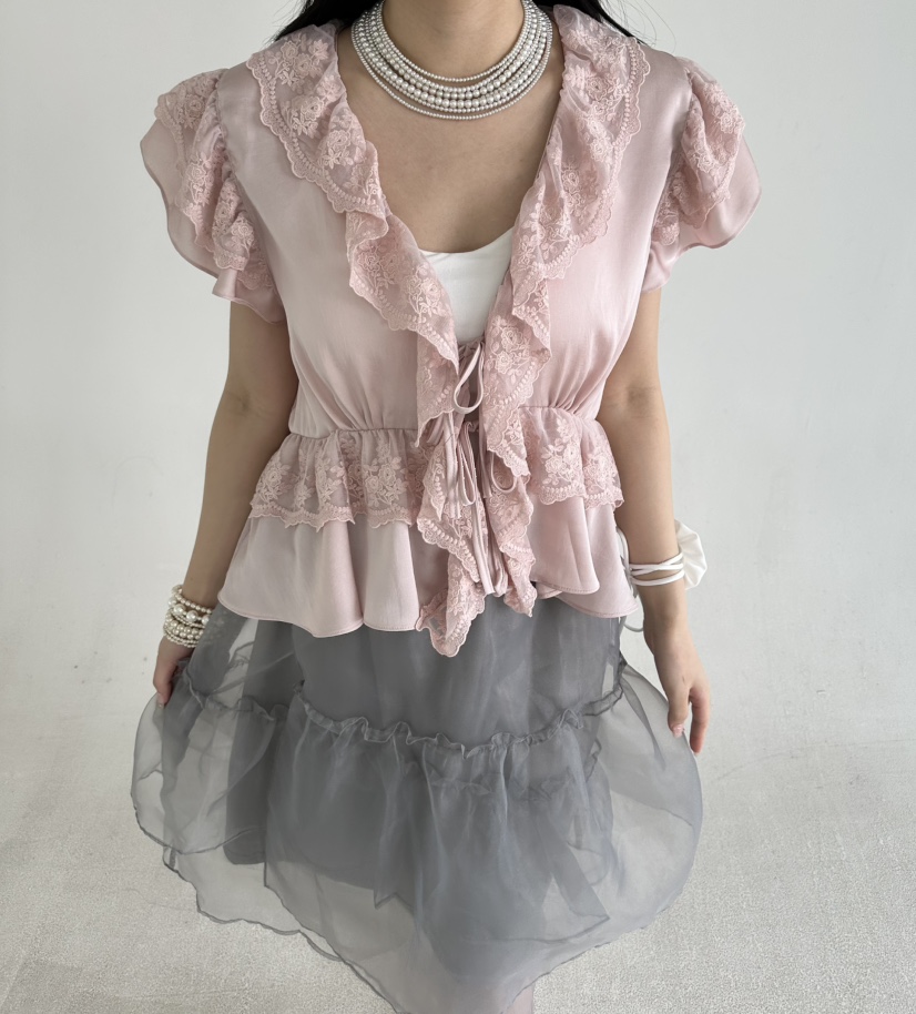 JENNY 1976韓國代購女士新款人氣推薦襯衫蕾絲衫不含項鏈JENNY 1976襯衫/蕾絲衫