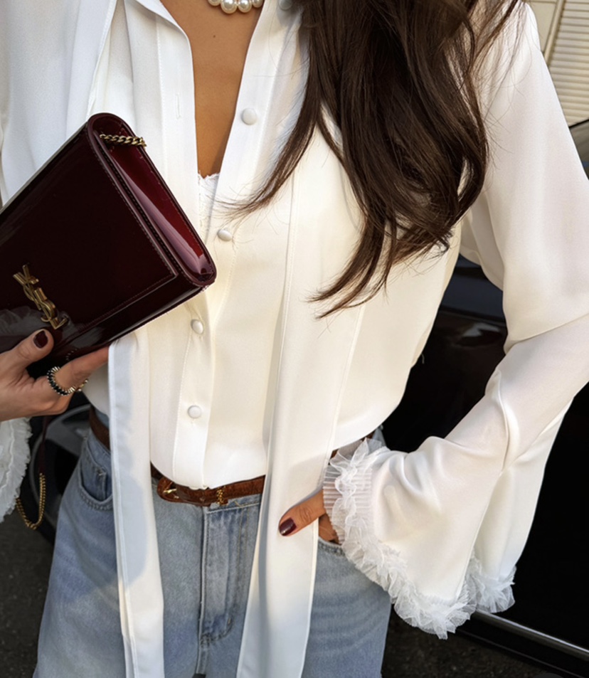 JENNY 1976韓國直郵女士新品休閑職業人氣推薦襯衫蕾絲衫JENNY 1976襯衫/蕾絲衫