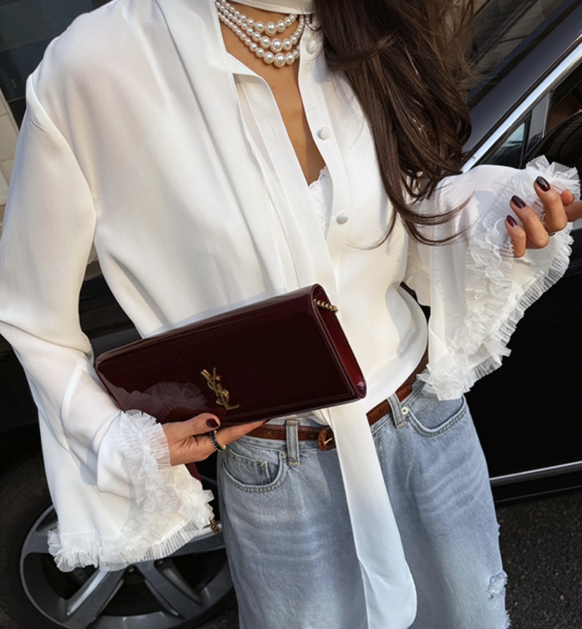 JENNY 1976韓國直郵女士新品休閑職業人氣推薦襯衫蕾絲衫JENNY 1976襯衫/蕾絲衫