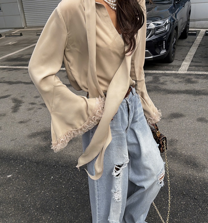 JENNY 1976韓國直郵女士新品休閑職業人氣推薦襯衫蕾絲衫JENNY 1976襯衫/蕾絲衫